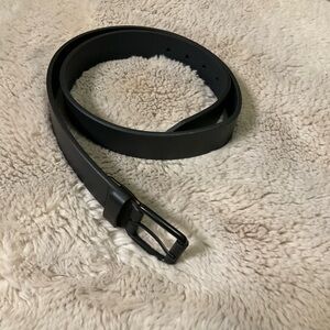 Wrangler Belt Men’s Size 38 Black Leather Black Buckle‎ Hardware